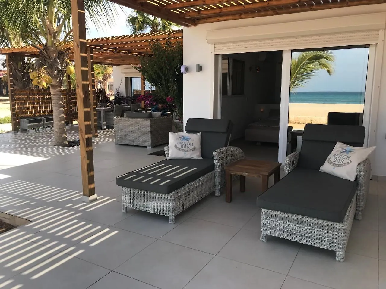 Tatil Evi Beach House Mare Villa Boa Ventura Yeşil Burun Adaları